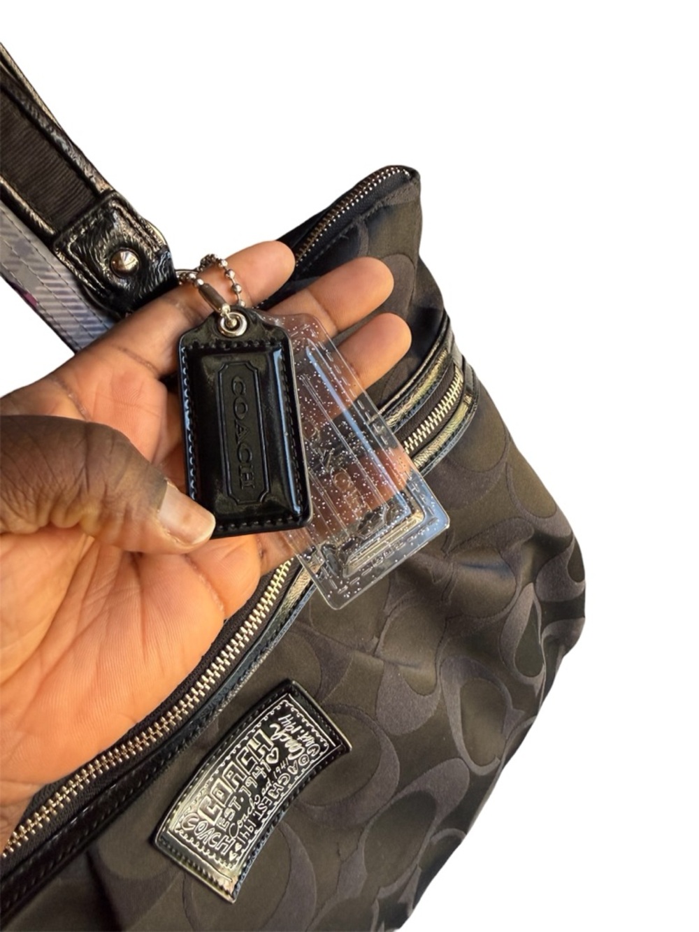 Coach Poppy Signature Shoulder Bag - Picture 6 of 10